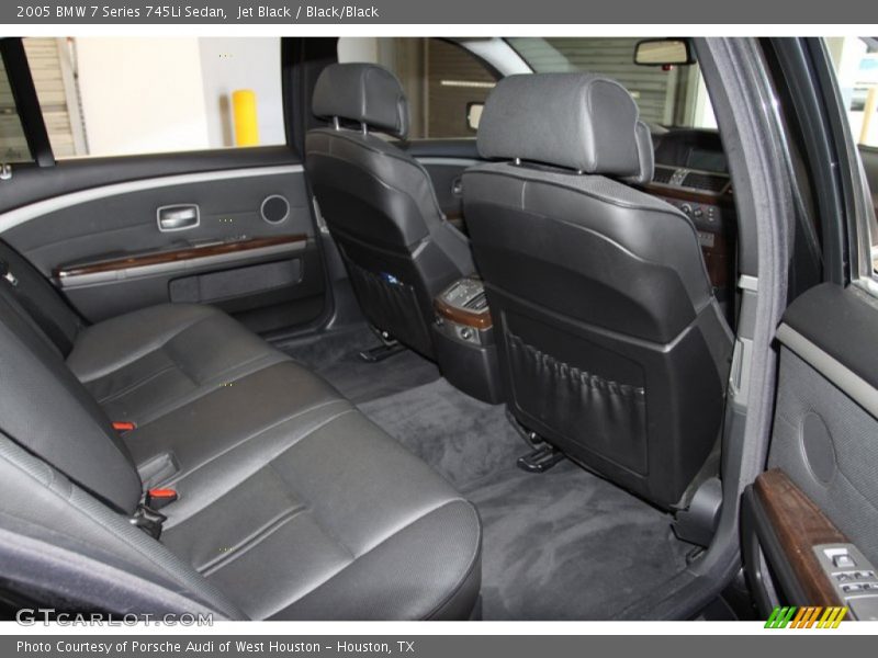 Rear Seat of 2005 7 Series 745Li Sedan