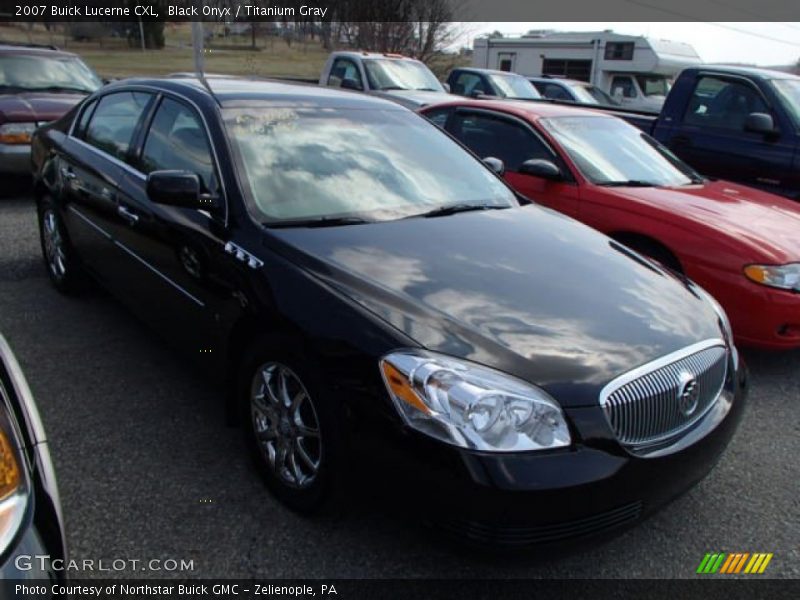 Black Onyx / Titanium Gray 2007 Buick Lucerne CXL