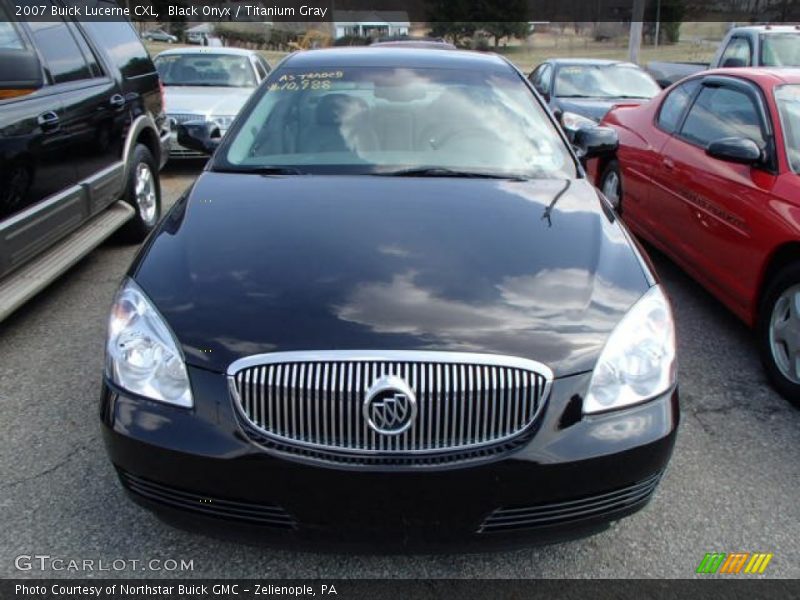 Black Onyx / Titanium Gray 2007 Buick Lucerne CXL