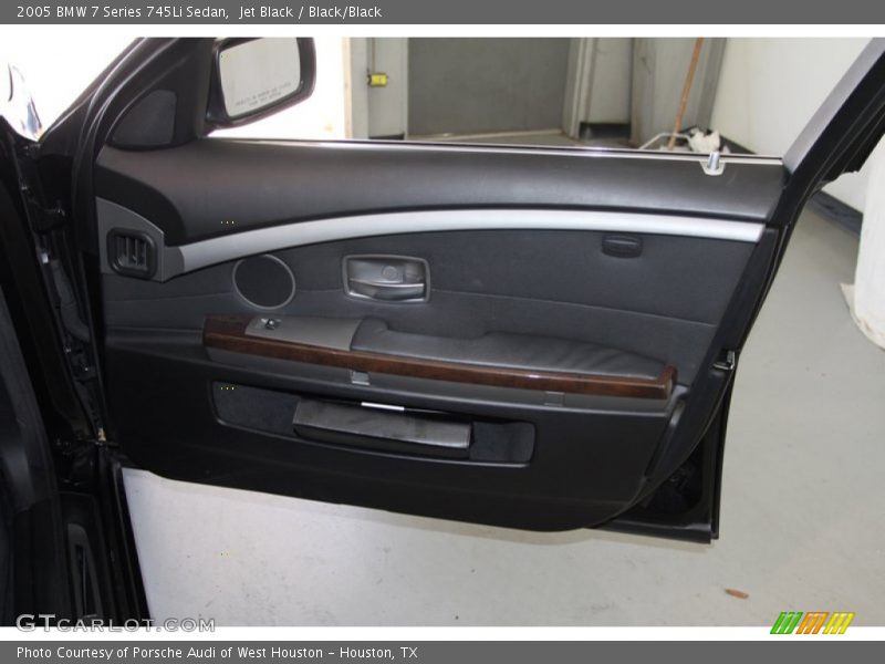Jet Black / Black/Black 2005 BMW 7 Series 745Li Sedan