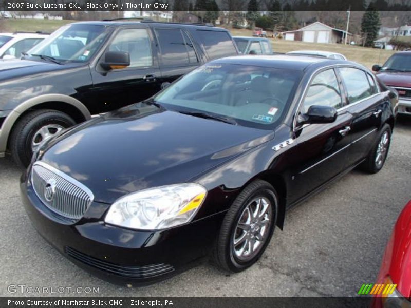Black Onyx / Titanium Gray 2007 Buick Lucerne CXL
