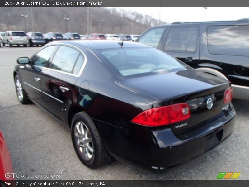 Black Onyx / Titanium Gray 2007 Buick Lucerne CXL