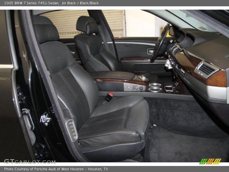 Jet Black / Black/Black 2005 BMW 7 Series 745Li Sedan