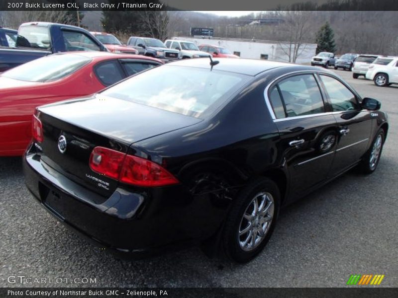 Black Onyx / Titanium Gray 2007 Buick Lucerne CXL