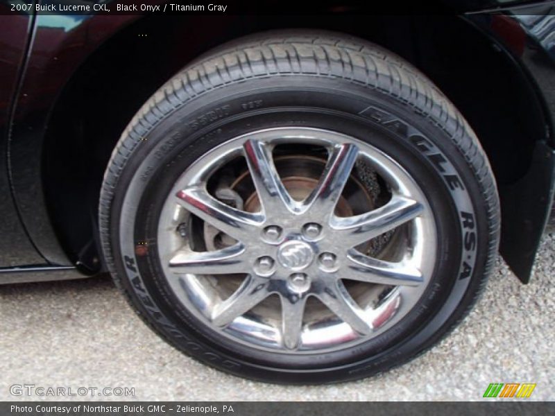 Black Onyx / Titanium Gray 2007 Buick Lucerne CXL