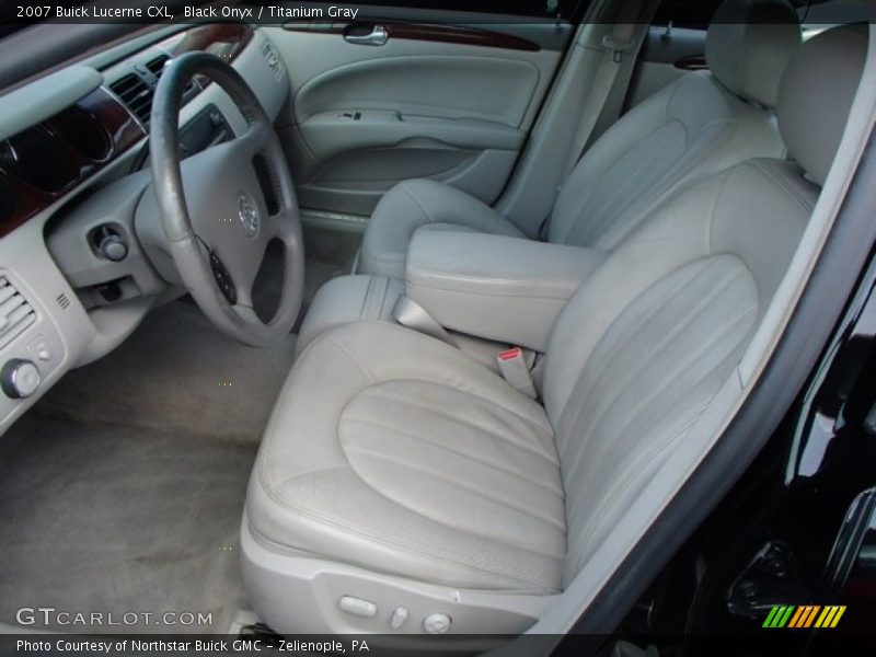 Black Onyx / Titanium Gray 2007 Buick Lucerne CXL