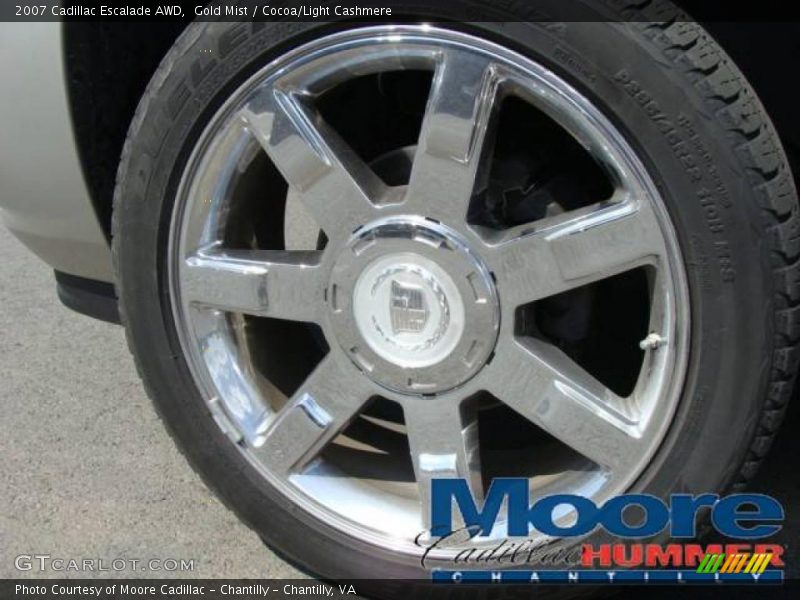 Gold Mist / Cocoa/Light Cashmere 2007 Cadillac Escalade AWD
