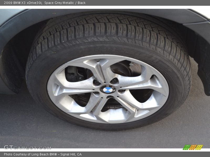 Space Grey Metallic / Black 2009 BMW X3 xDrive30i