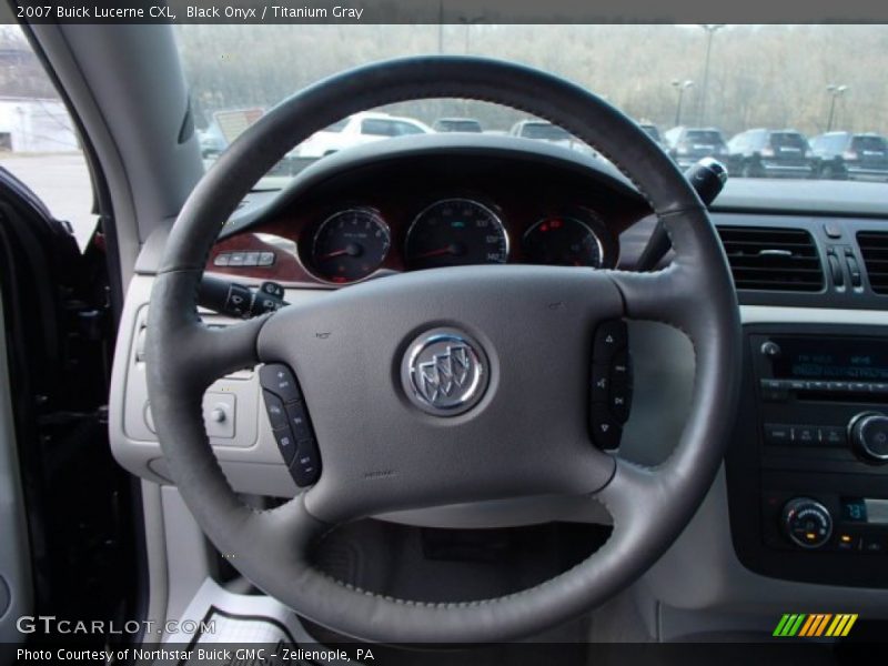 Black Onyx / Titanium Gray 2007 Buick Lucerne CXL