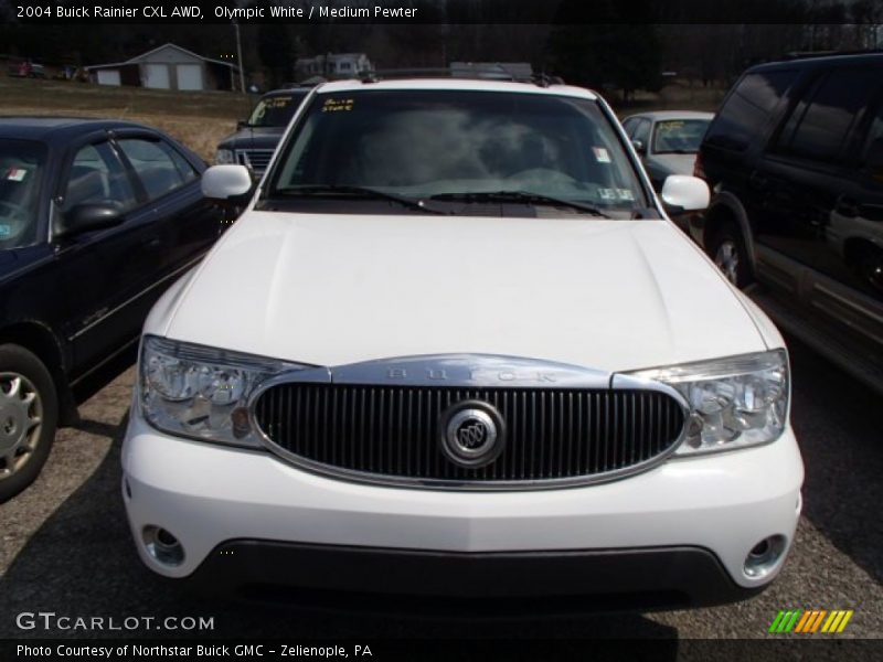 Olympic White / Medium Pewter 2004 Buick Rainier CXL AWD
