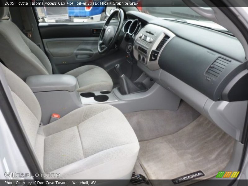 Front Seat of 2005 Tacoma Access Cab 4x4