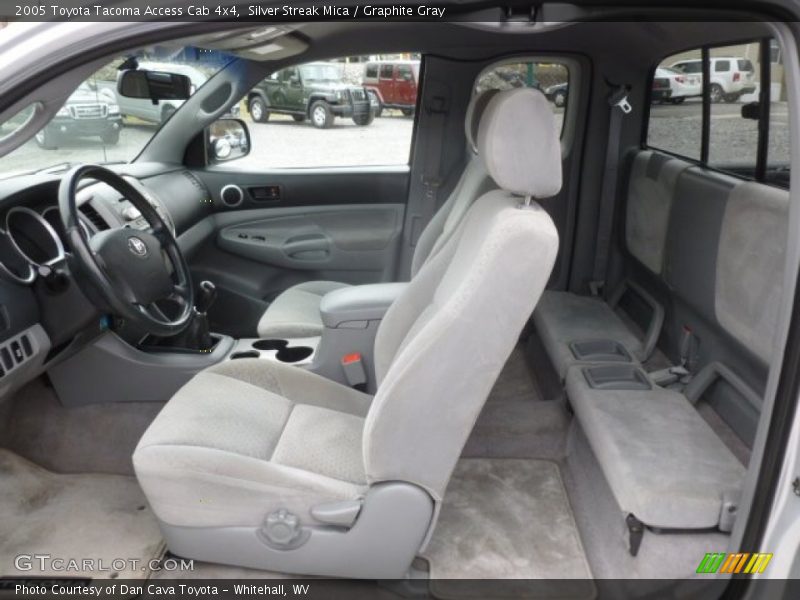  2005 Tacoma Access Cab 4x4 Graphite Gray Interior