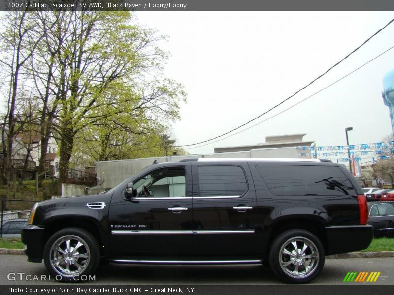 Black Raven / Ebony/Ebony 2007 Cadillac Escalade ESV AWD
