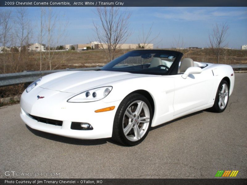 Front 3/4 View of 2009 Corvette Convertible