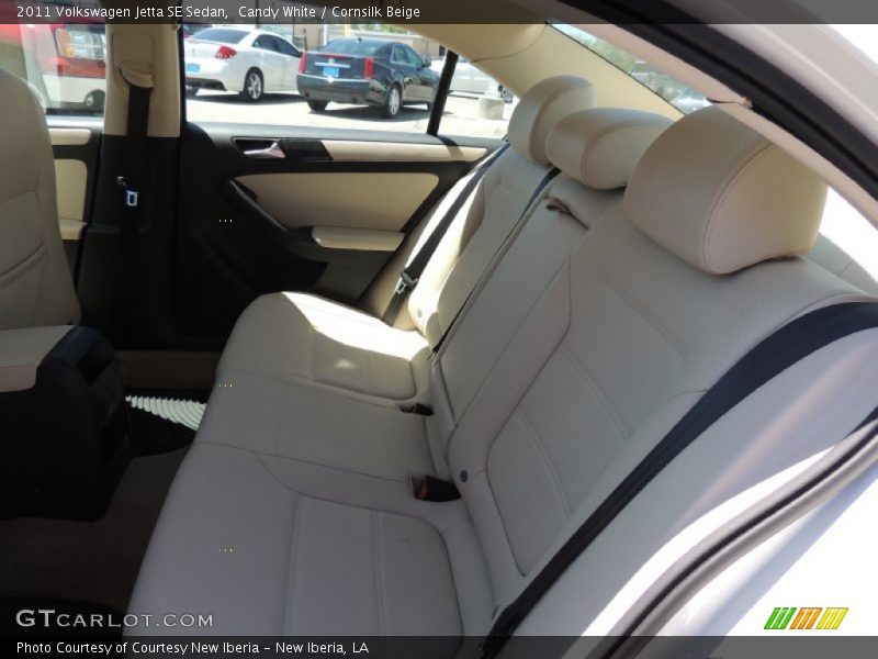 Candy White / Cornsilk Beige 2011 Volkswagen Jetta SE Sedan