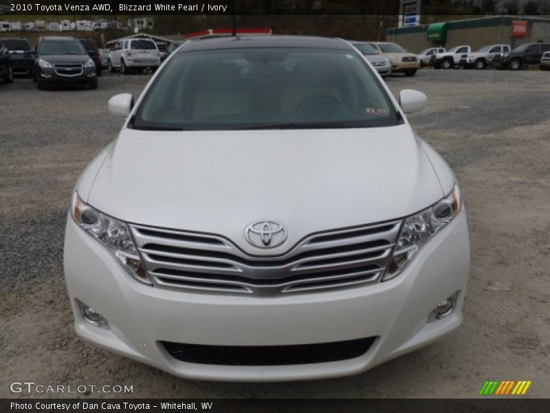 Blizzard White Pearl / Ivory 2010 Toyota Venza AWD