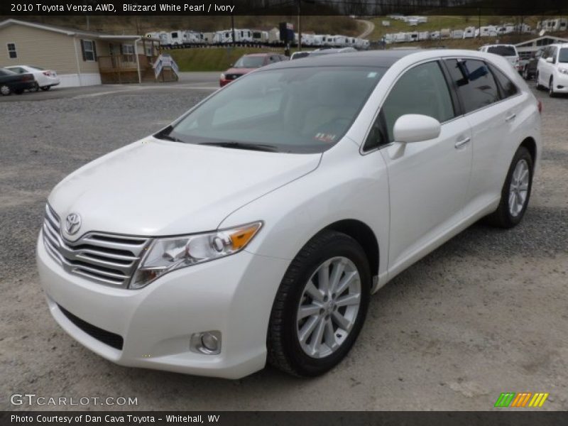 Blizzard White Pearl / Ivory 2010 Toyota Venza AWD