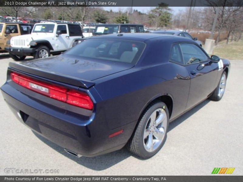 Jazz Blue Pearl / Dark Slate Gray 2013 Dodge Challenger R/T