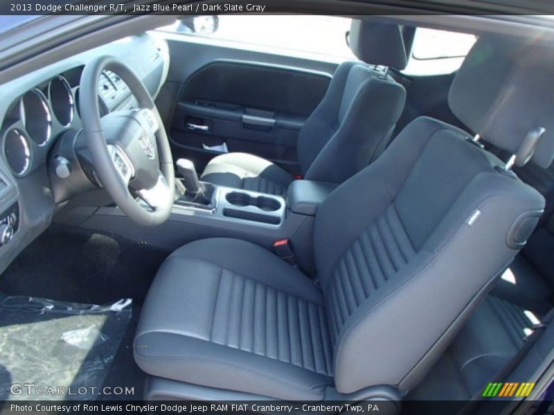 Jazz Blue Pearl / Dark Slate Gray 2013 Dodge Challenger R/T