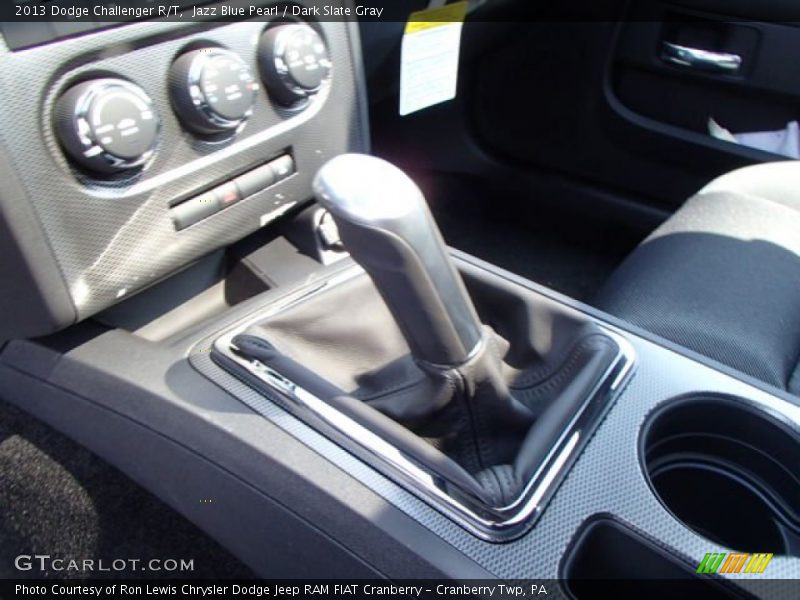Jazz Blue Pearl / Dark Slate Gray 2013 Dodge Challenger R/T