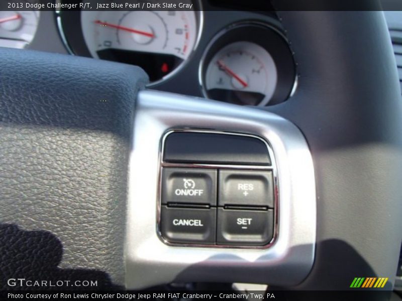 Jazz Blue Pearl / Dark Slate Gray 2013 Dodge Challenger R/T