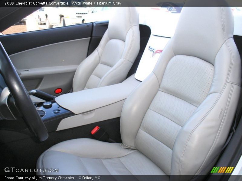 Front Seat of 2009 Corvette Convertible