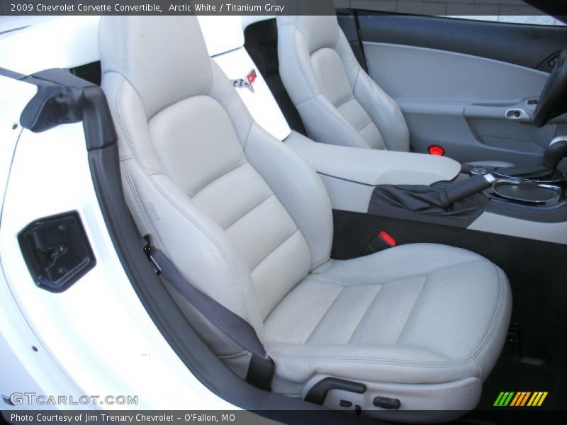 Front Seat of 2009 Corvette Convertible