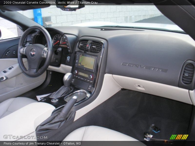 Dashboard of 2009 Corvette Convertible
