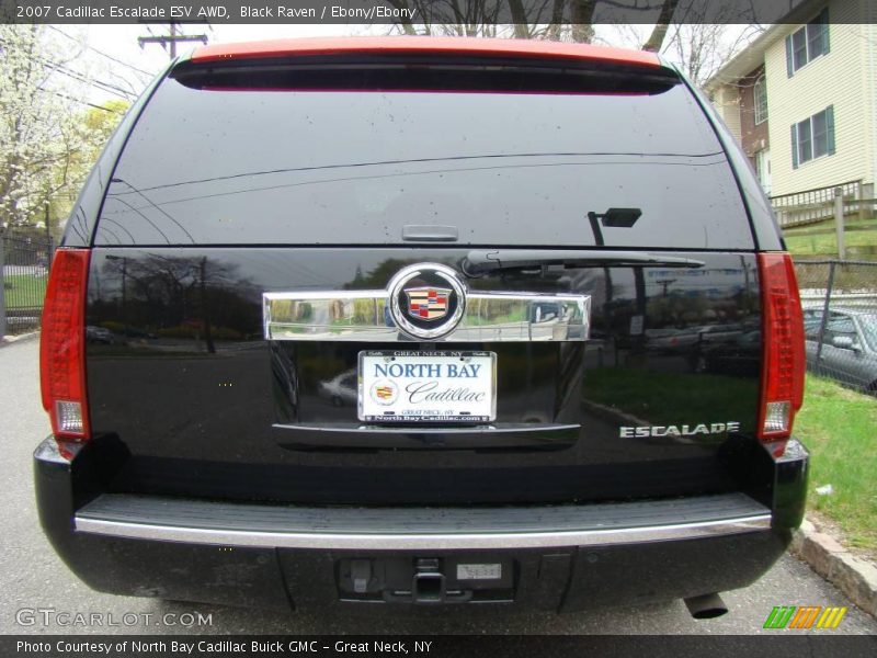 Black Raven / Ebony/Ebony 2007 Cadillac Escalade ESV AWD
