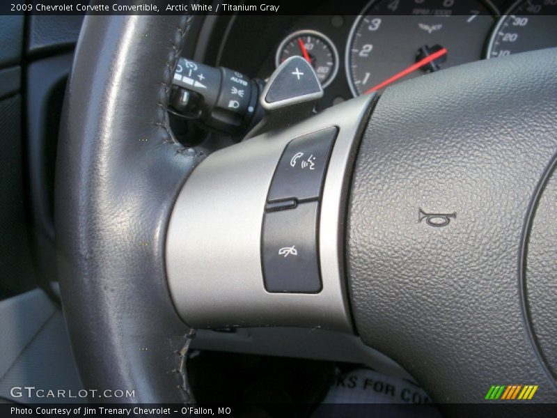 Controls of 2009 Corvette Convertible