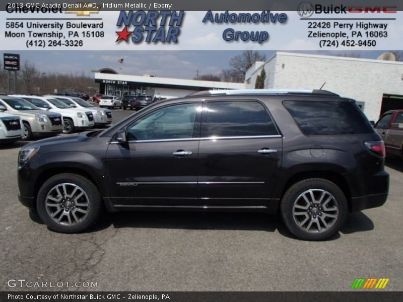 Iridium Metallic / Ebony 2013 GMC Acadia Denali AWD