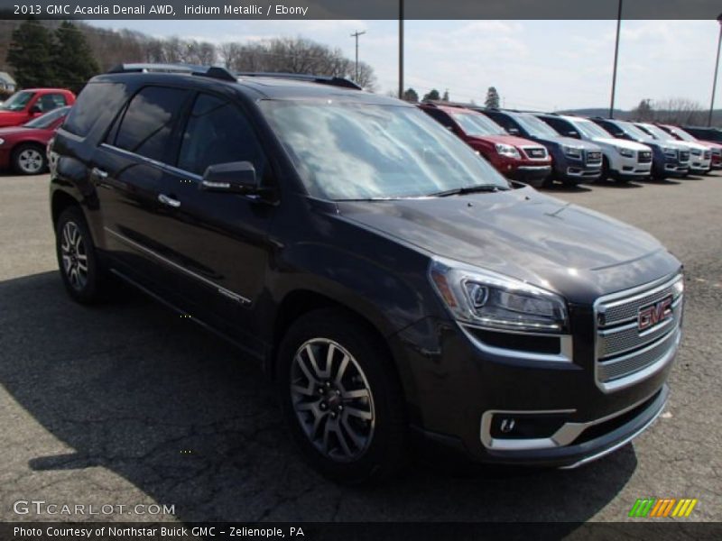 Iridium Metallic / Ebony 2013 GMC Acadia Denali AWD