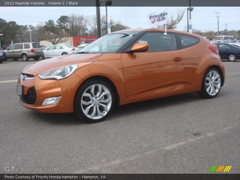 Vitamin C / Black 2012 Hyundai Veloster