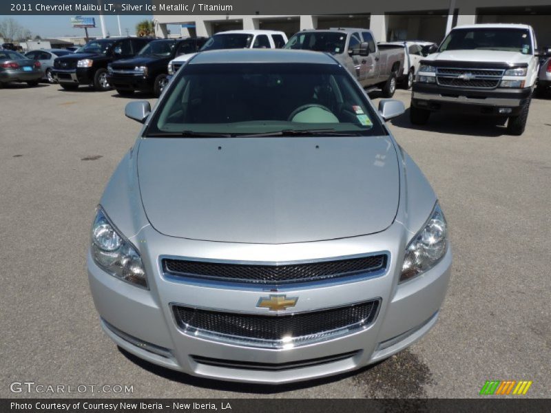 Silver Ice Metallic / Titanium 2011 Chevrolet Malibu LT