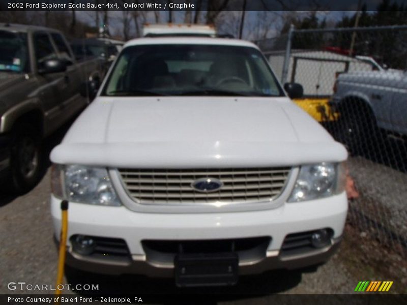 Oxford White / Graphite 2002 Ford Explorer Eddie Bauer 4x4