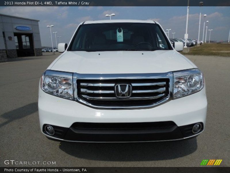 Taffeta White / Gray 2013 Honda Pilot EX-L 4WD