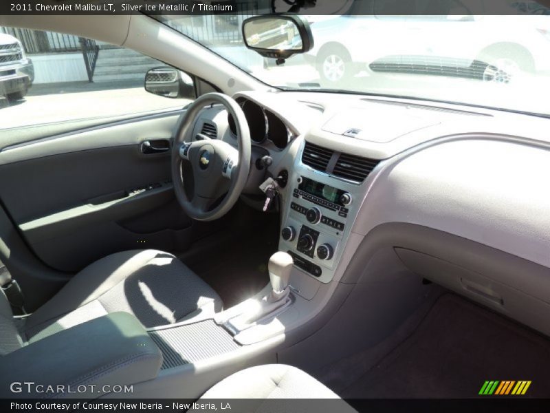 Silver Ice Metallic / Titanium 2011 Chevrolet Malibu LT