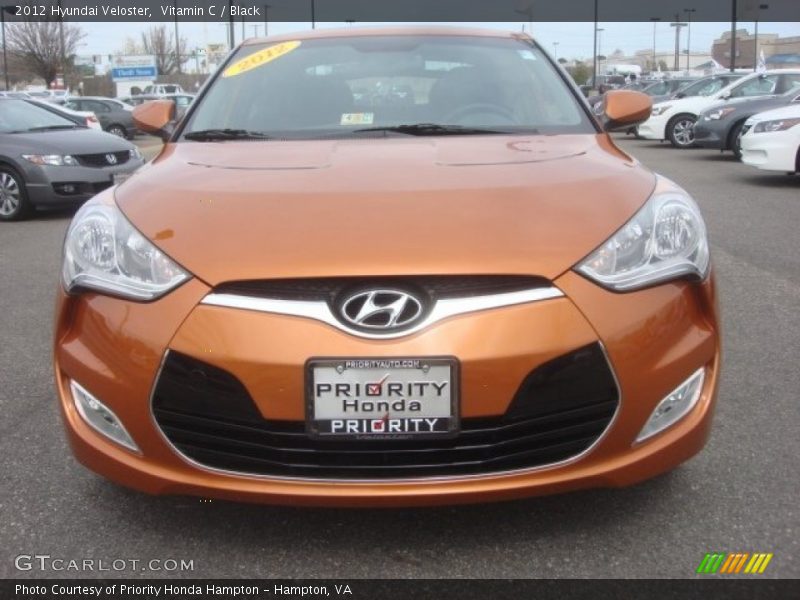 Vitamin C / Black 2012 Hyundai Veloster