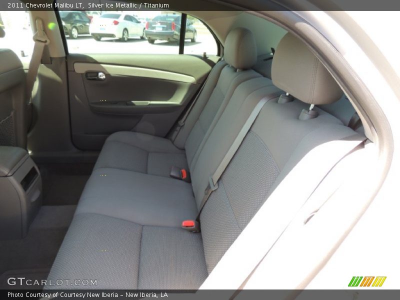 Silver Ice Metallic / Titanium 2011 Chevrolet Malibu LT