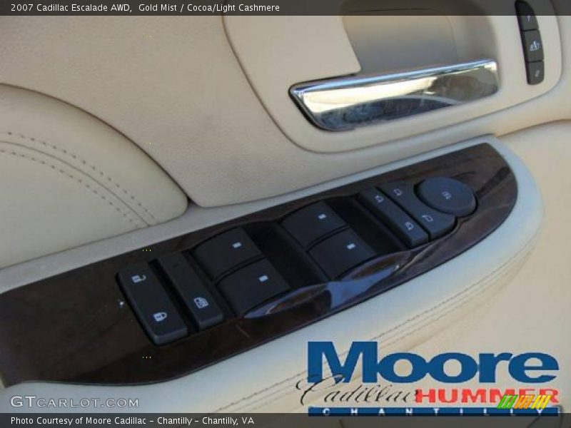 Gold Mist / Cocoa/Light Cashmere 2007 Cadillac Escalade AWD