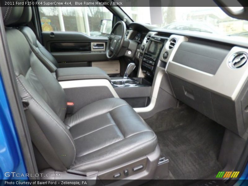 Blue Flame Metallic / Black 2011 Ford F150 FX4 SuperCrew 4x4