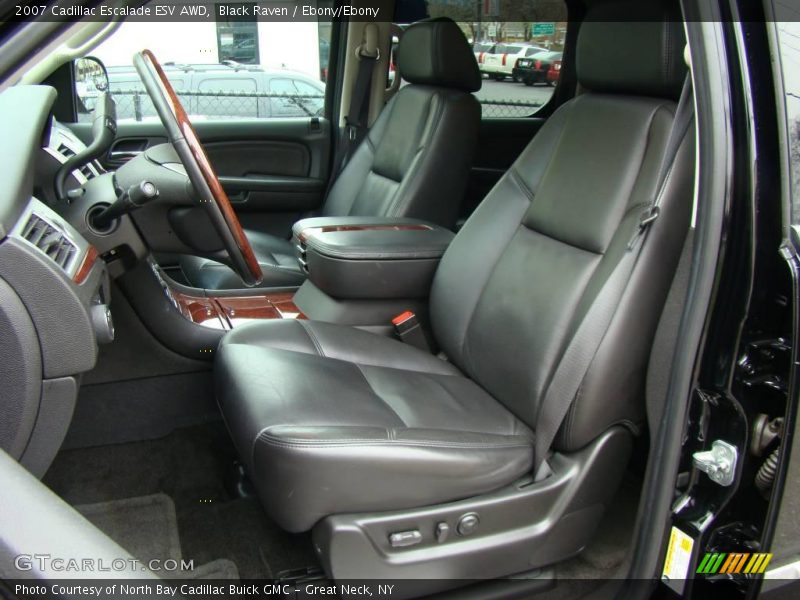 Black Raven / Ebony/Ebony 2007 Cadillac Escalade ESV AWD