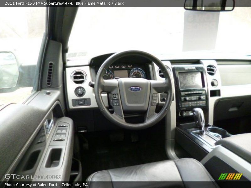 Blue Flame Metallic / Black 2011 Ford F150 FX4 SuperCrew 4x4