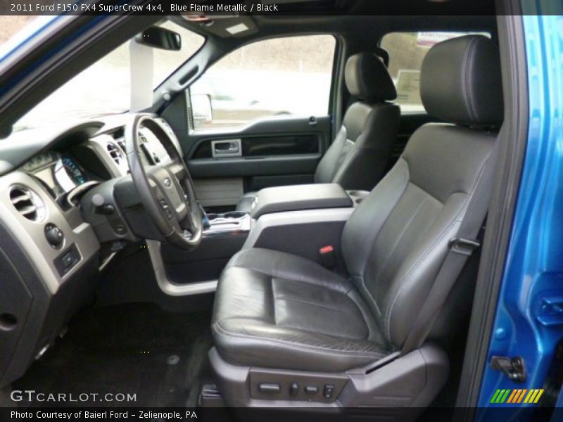 Blue Flame Metallic / Black 2011 Ford F150 FX4 SuperCrew 4x4