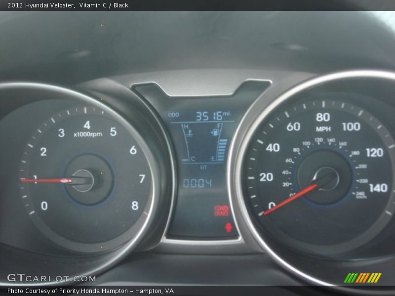Vitamin C / Black 2012 Hyundai Veloster