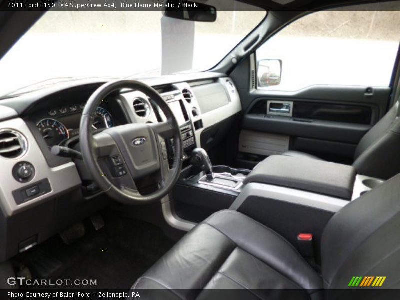Blue Flame Metallic / Black 2011 Ford F150 FX4 SuperCrew 4x4