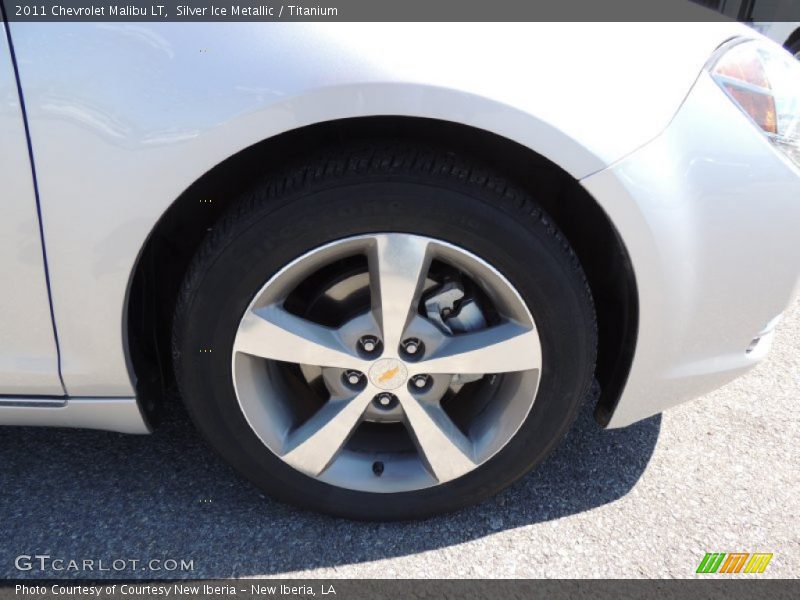 Silver Ice Metallic / Titanium 2011 Chevrolet Malibu LT