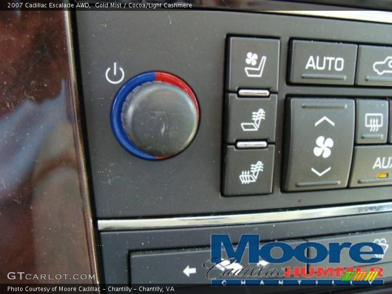 Gold Mist / Cocoa/Light Cashmere 2007 Cadillac Escalade AWD