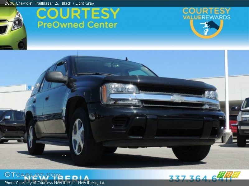 Black / Light Gray 2006 Chevrolet TrailBlazer LS
