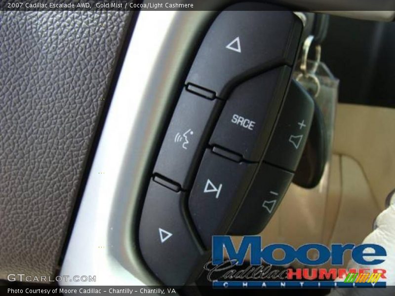 Gold Mist / Cocoa/Light Cashmere 2007 Cadillac Escalade AWD